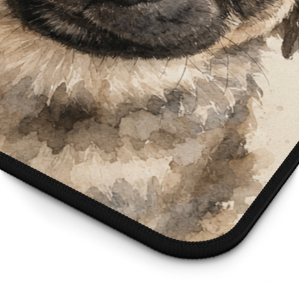 Personalized Puppy Portrait Desk Mat For Pet Owner | Pet Birthday Gift | Dog Adoption Day | Custom Mouse Pad For Pet Lovers