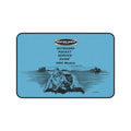 Mercury Outboard Pocket Service Guide 1969 Desk Mat | Vintage Boat Illustration
