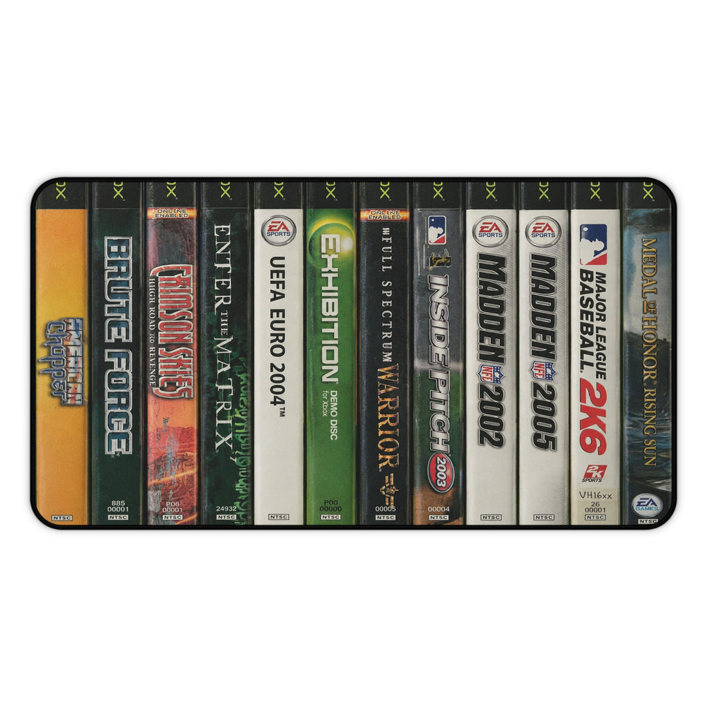 Original Xbox Games - Thick Edged Desk Mat - Classic Xbox Mouse Pad - Desk Pad Gift For Gamer