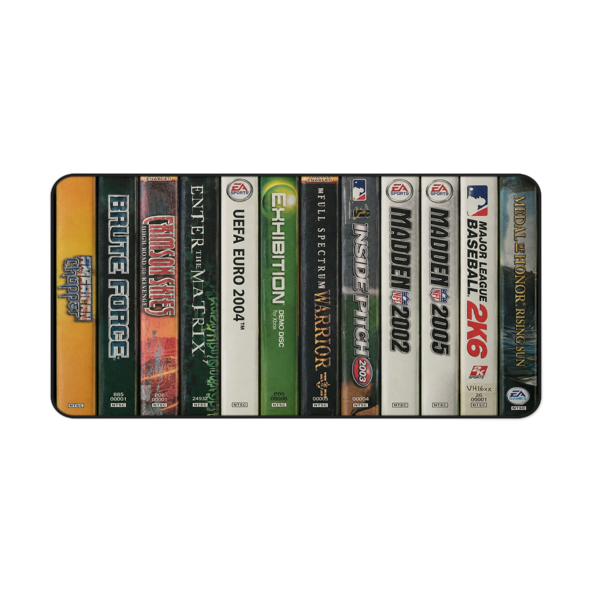 Original Xbox Games - Thick Edged Desk Mat - Classic Xbox Mouse Pad - Desk Pad Gift For Gamer