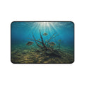 Underwater Sunbeams with Fish Desk Mat | Ocean Scene