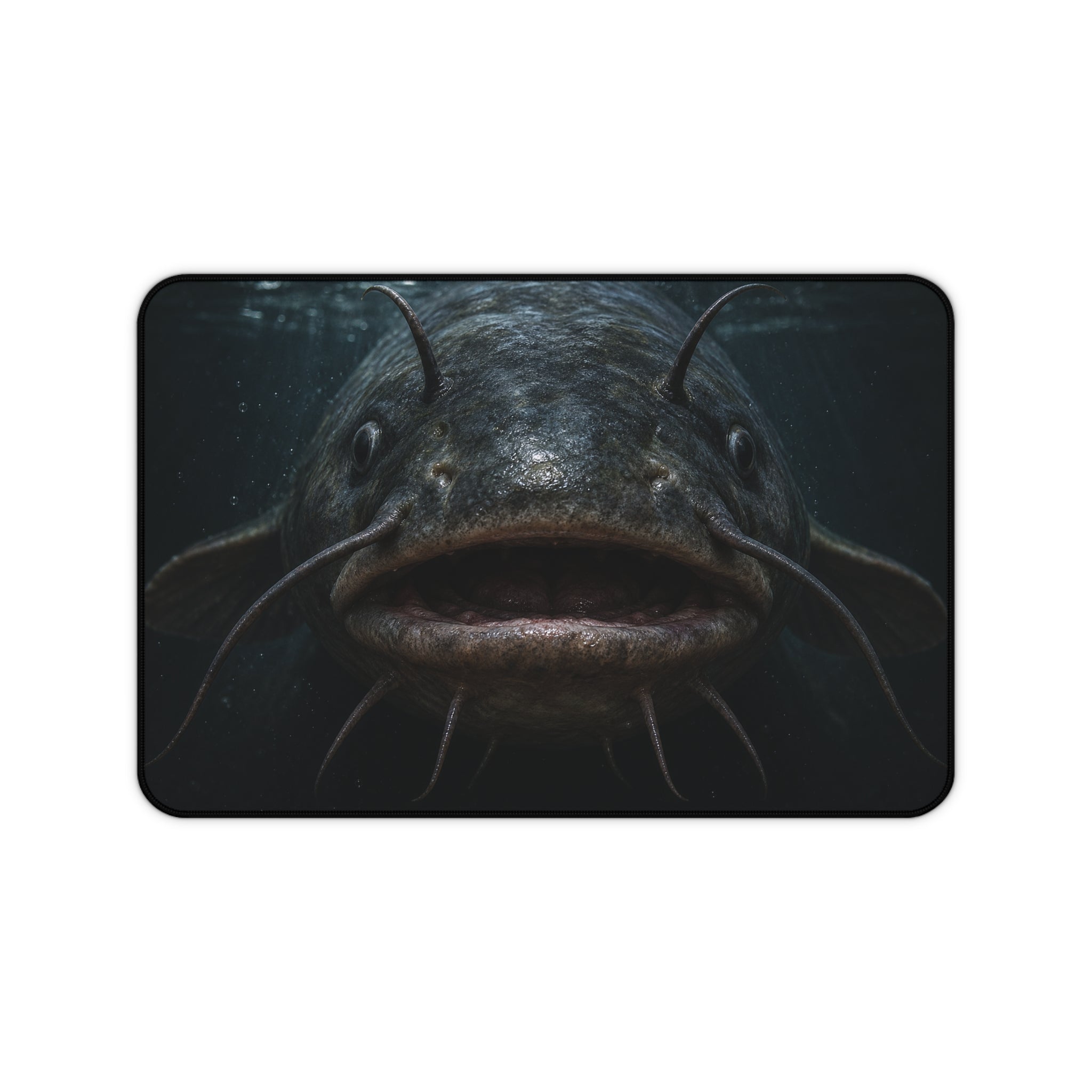 Giant Catfish Face Desk Mat | Underwater Fish Mousepad