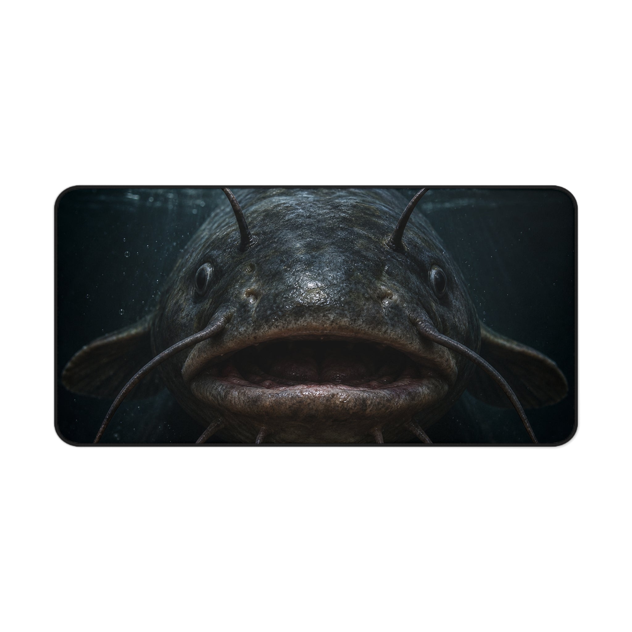 Giant Catfish Face Desk Mat | Underwater Fish Mousepad