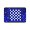 Galactic Chess Board Desk Mat | Blue Space Chessboard Mousepad