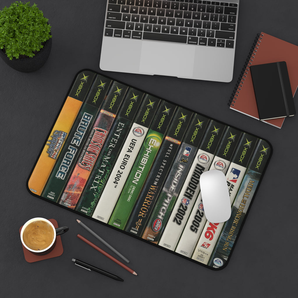 Original Xbox Games - Thick Edged Desk Mat - Classic Xbox Mouse Pad - Desk Pad Gift For Gamer