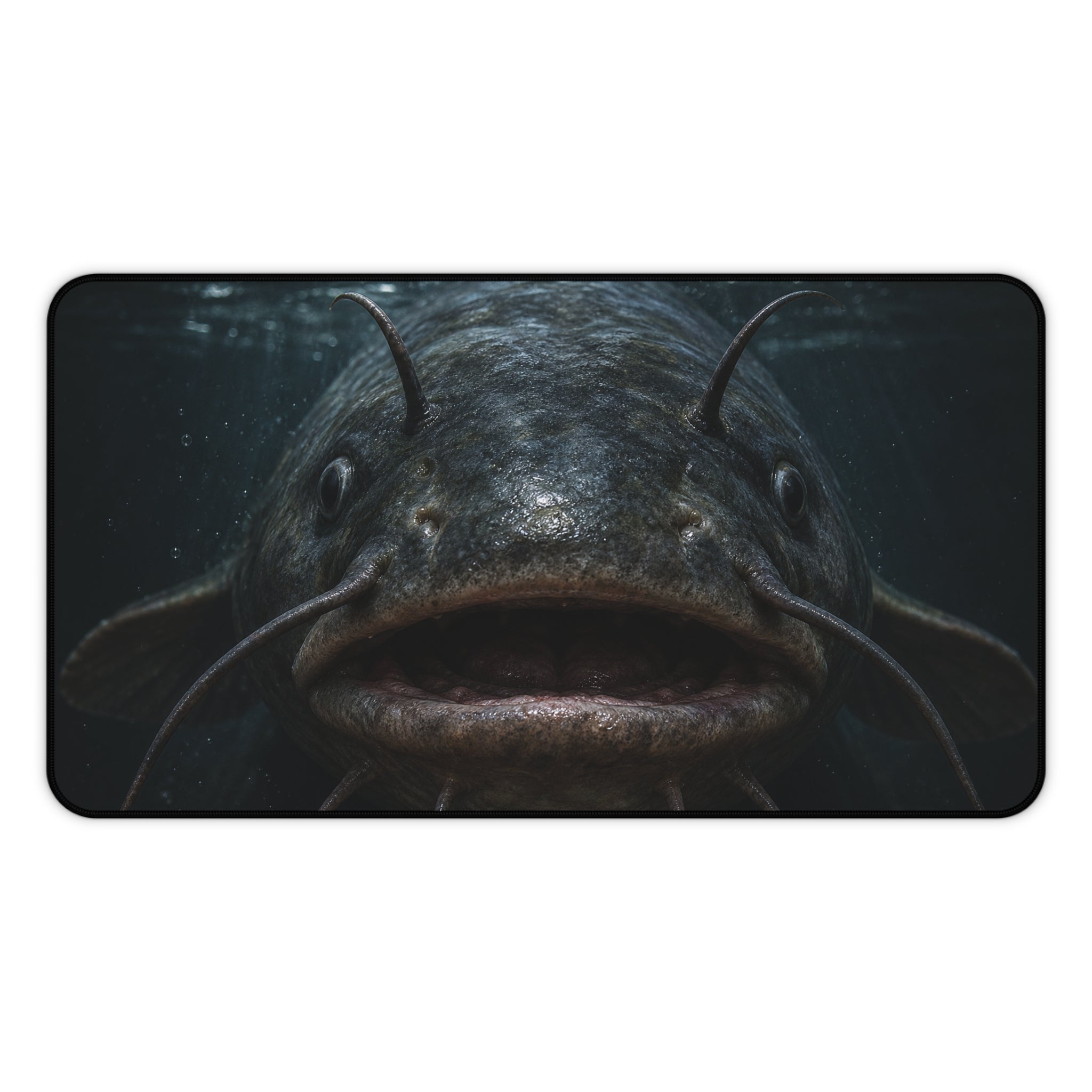 Giant Catfish Face Desk Mat | Underwater Fish Mousepad